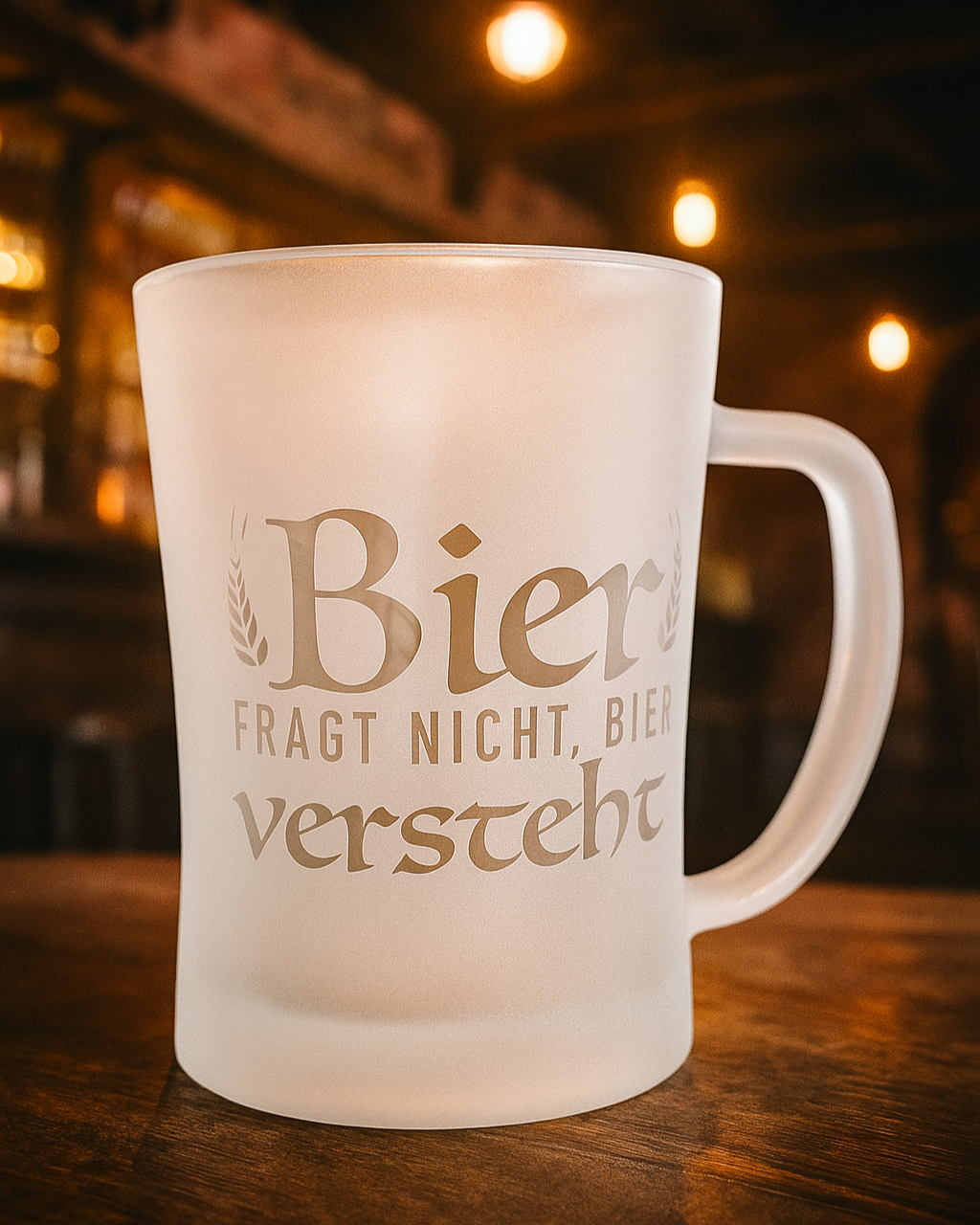 Bierglas Bier versteht